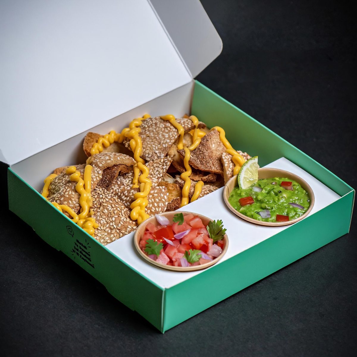Crispy kaak nachos